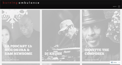 Desktop Screenshot of burningambulance.com